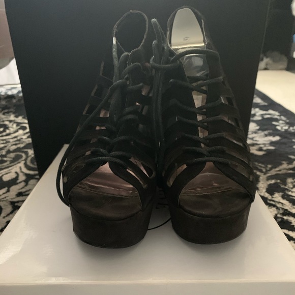 Steve Madden Watchout Black Suede - Picture 3 of 3